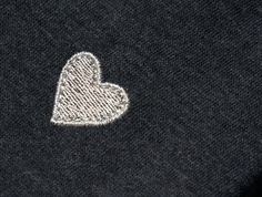 Name It dark sapphire hjerte sweatshirt